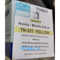 Toner do Konica Minolta Bizhub zamiennik TN-321 Yellow TN321  c224,c224e, c284, c284e,c364